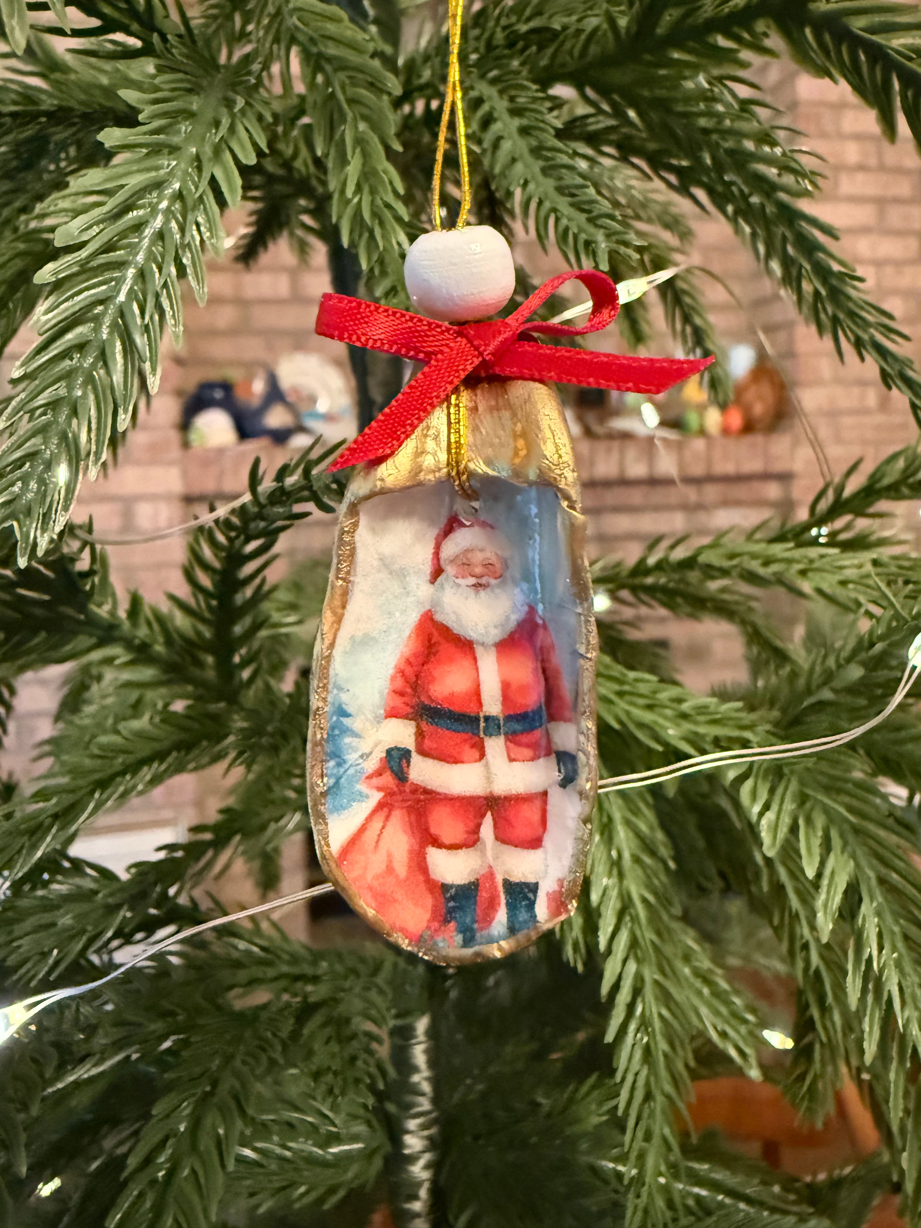 Small Santa Ornament 3