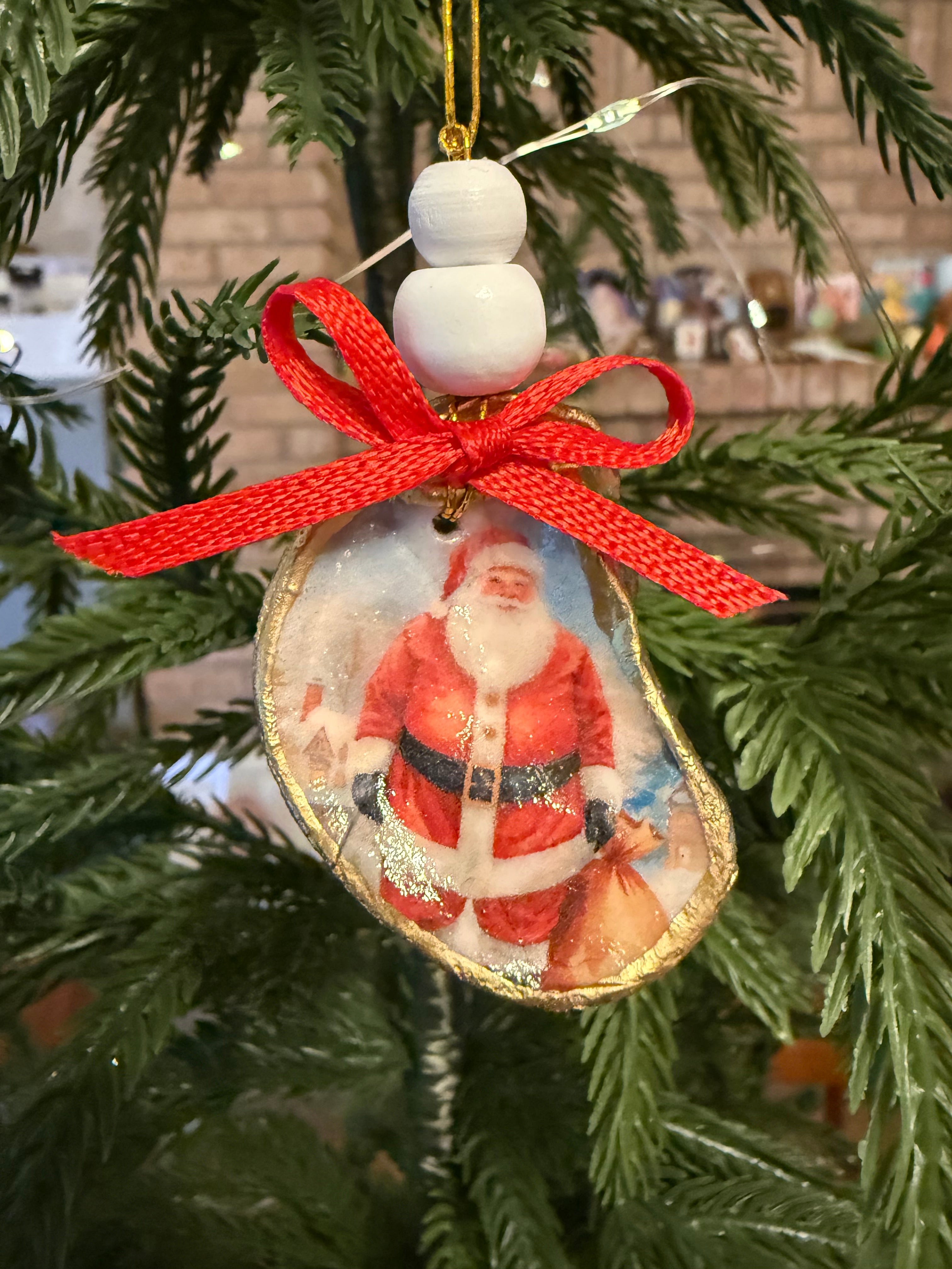 Small Santa Ornament 4