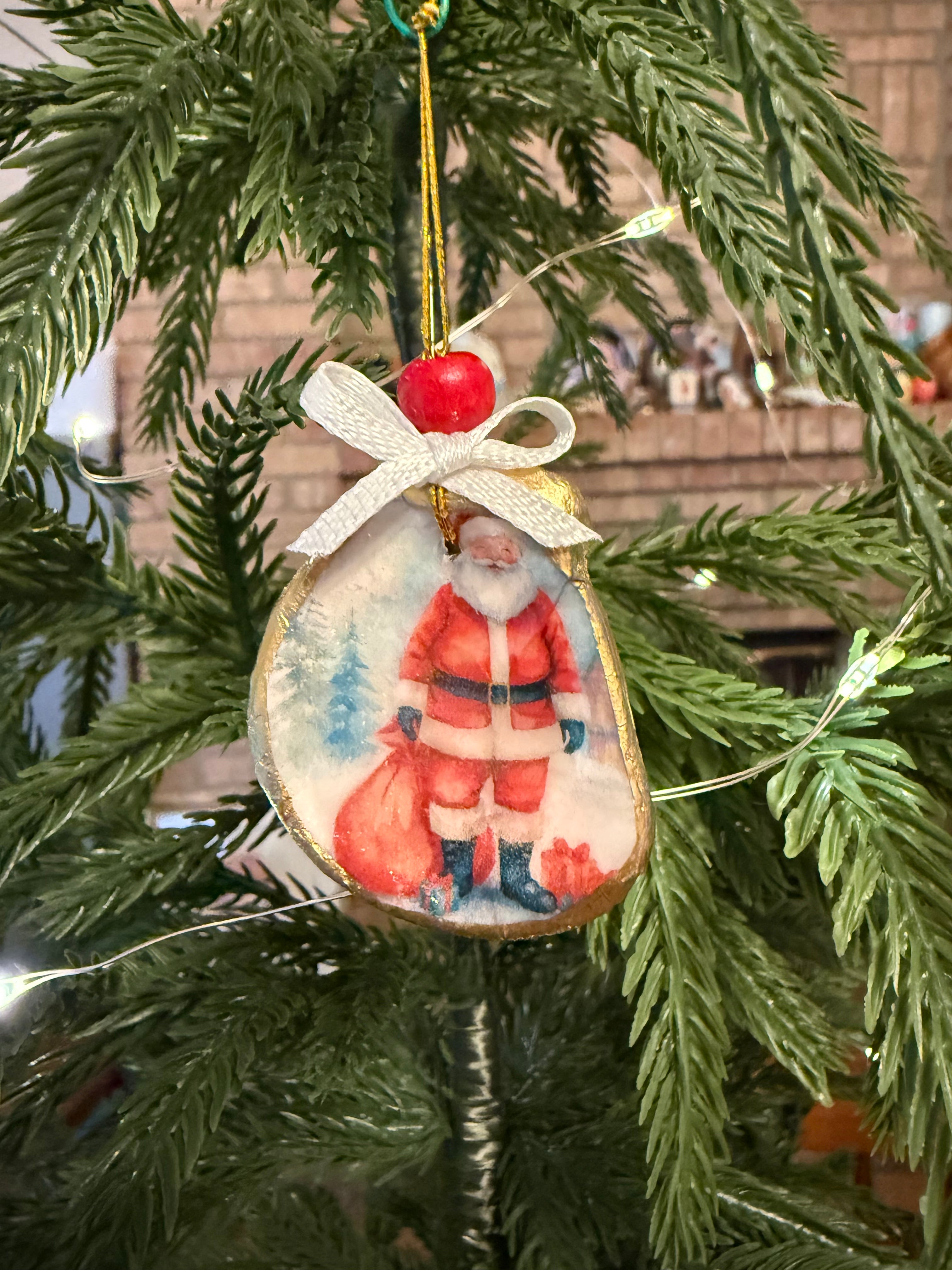 Small Santa Ornament 5