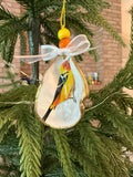 Small Yellow Bird Ornament 5