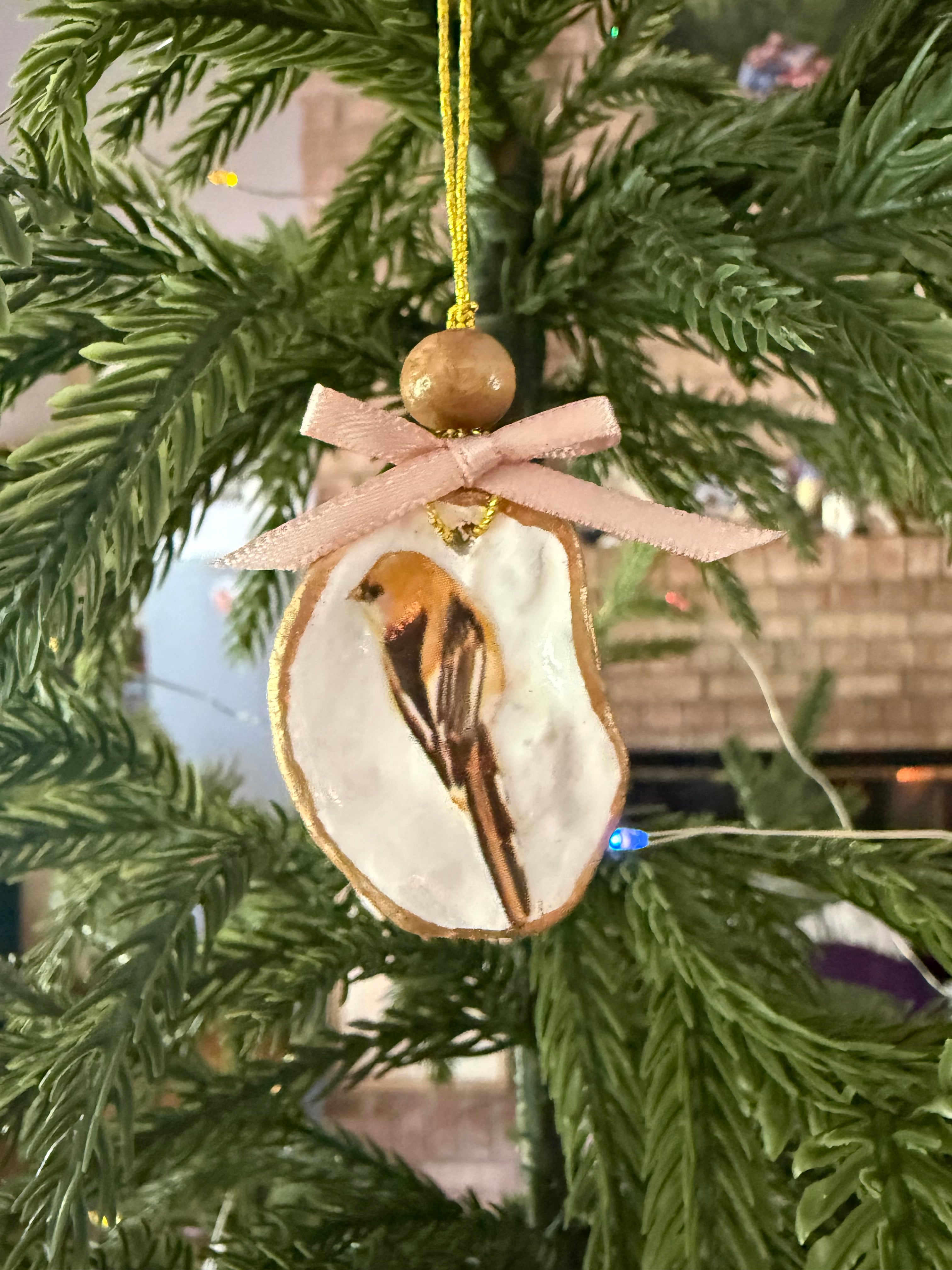 Small Yellow Bird Ornament 2