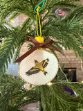 Small Yellow Bird Ornament 4