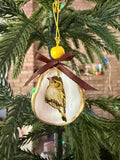 Small Yellow Bird Ornament 4