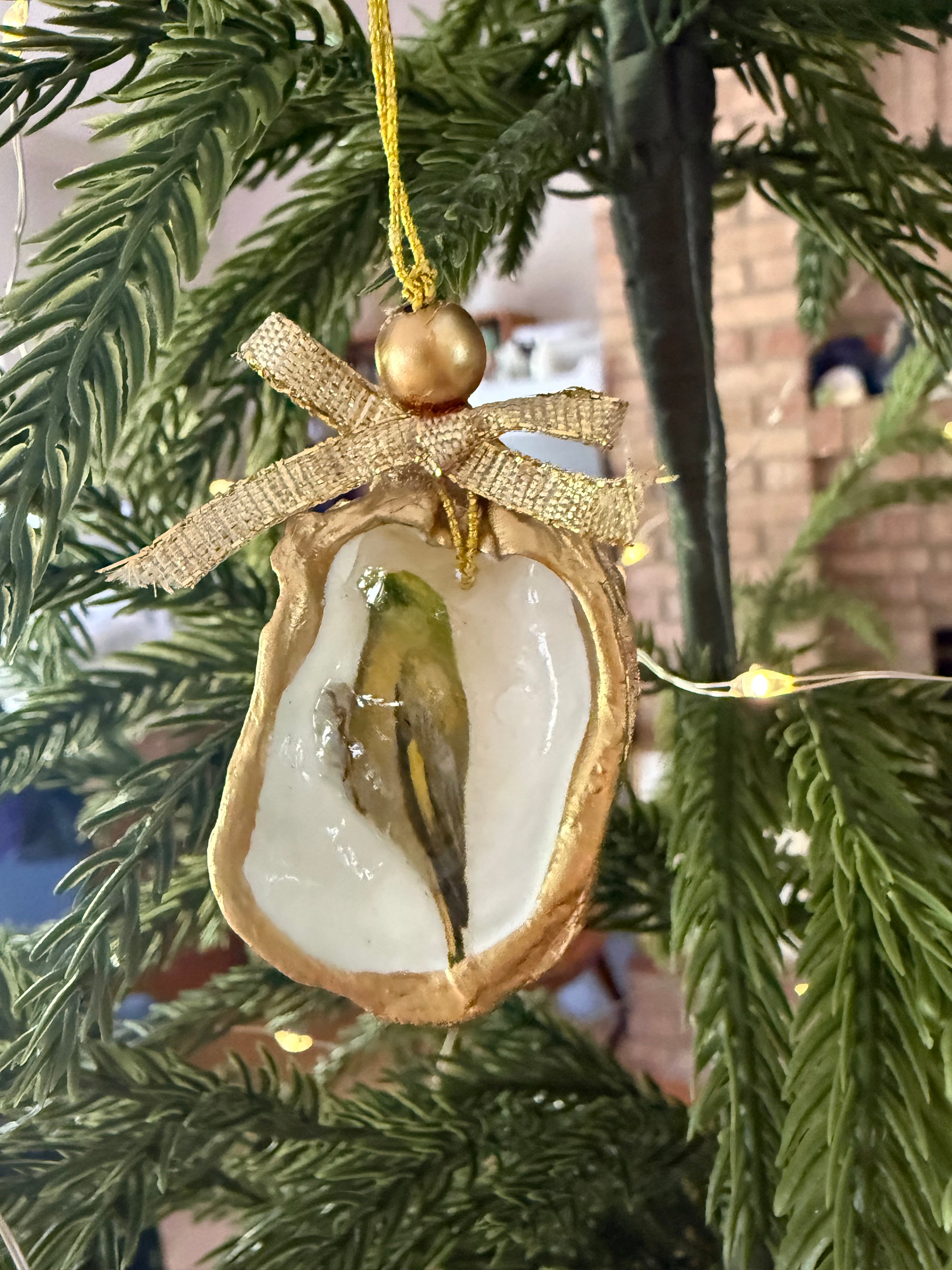 Small Yellow Bird Ornament 6
