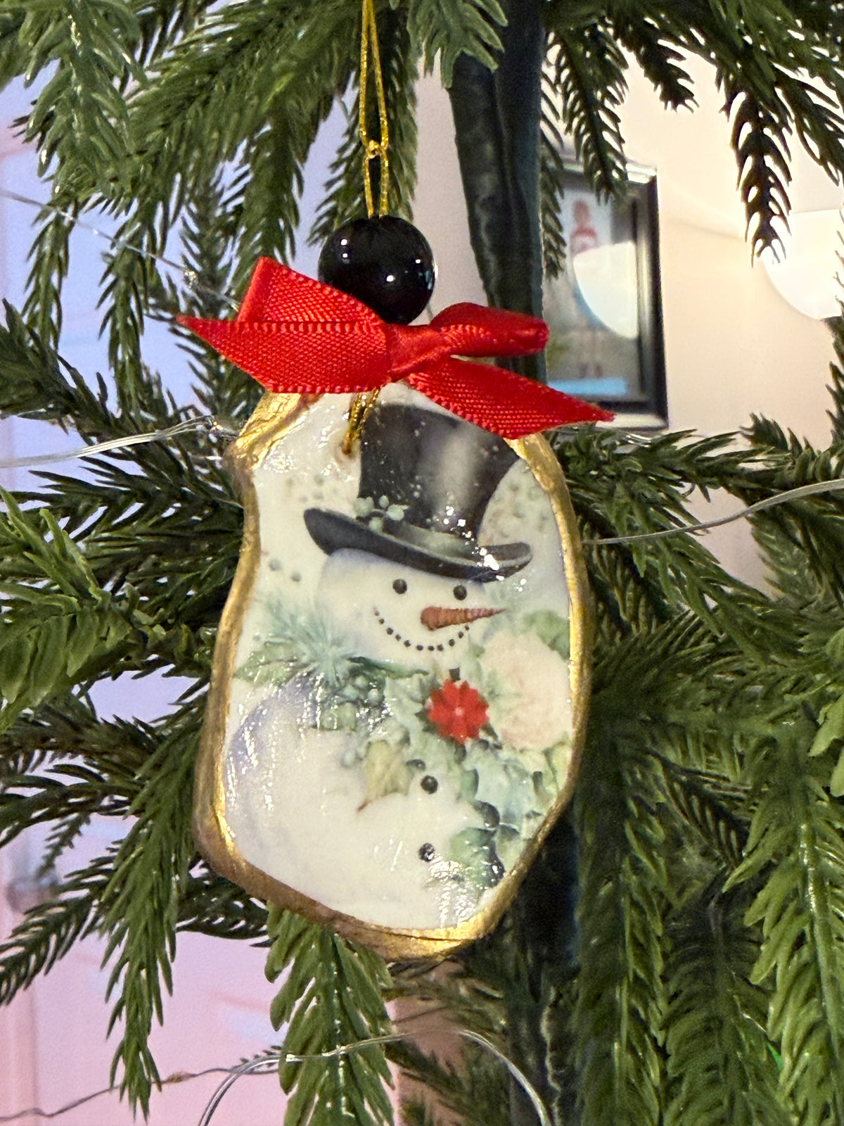 Medium Snowman Ornament 3