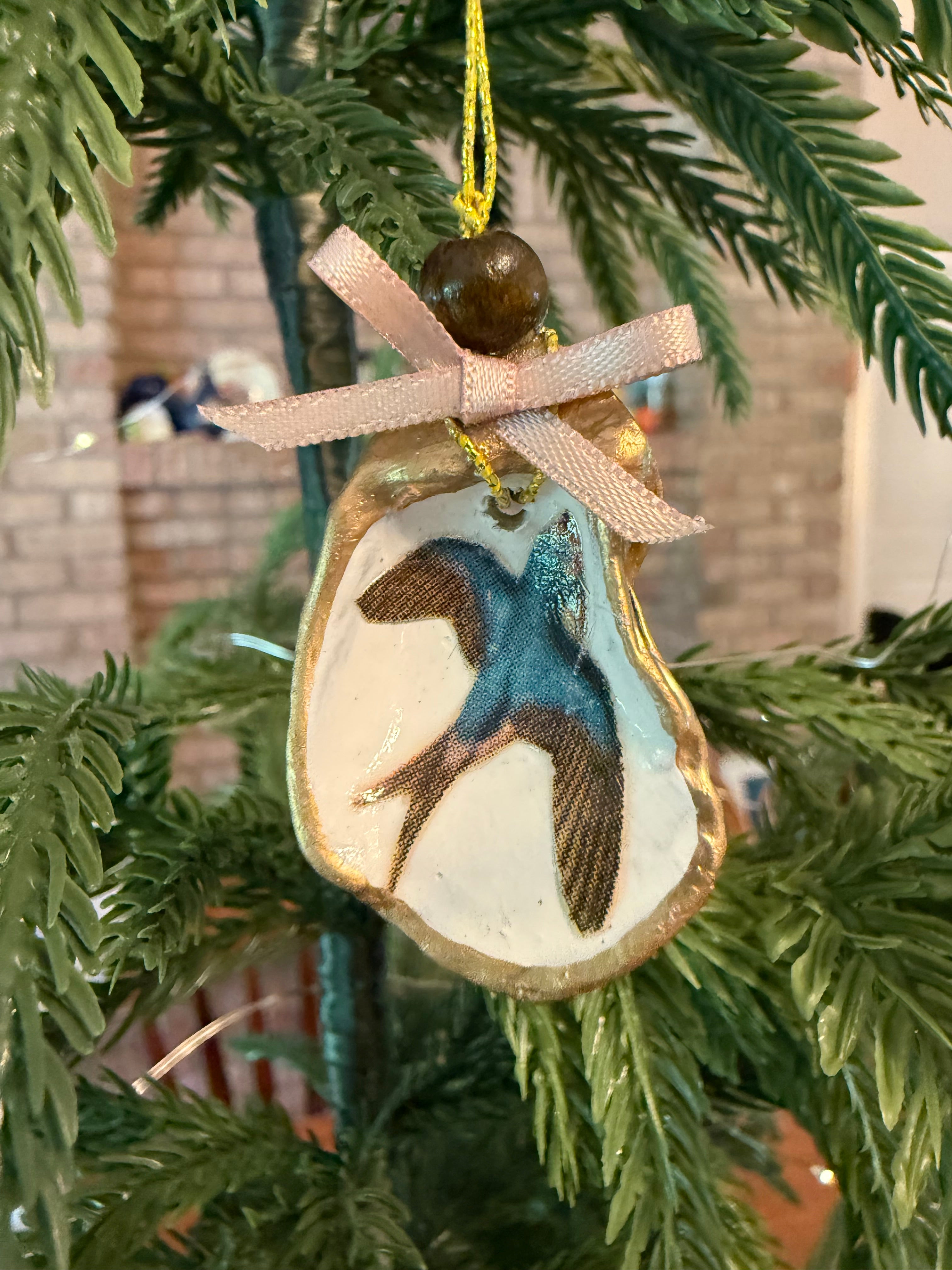 Small Sparrow Ornament 1