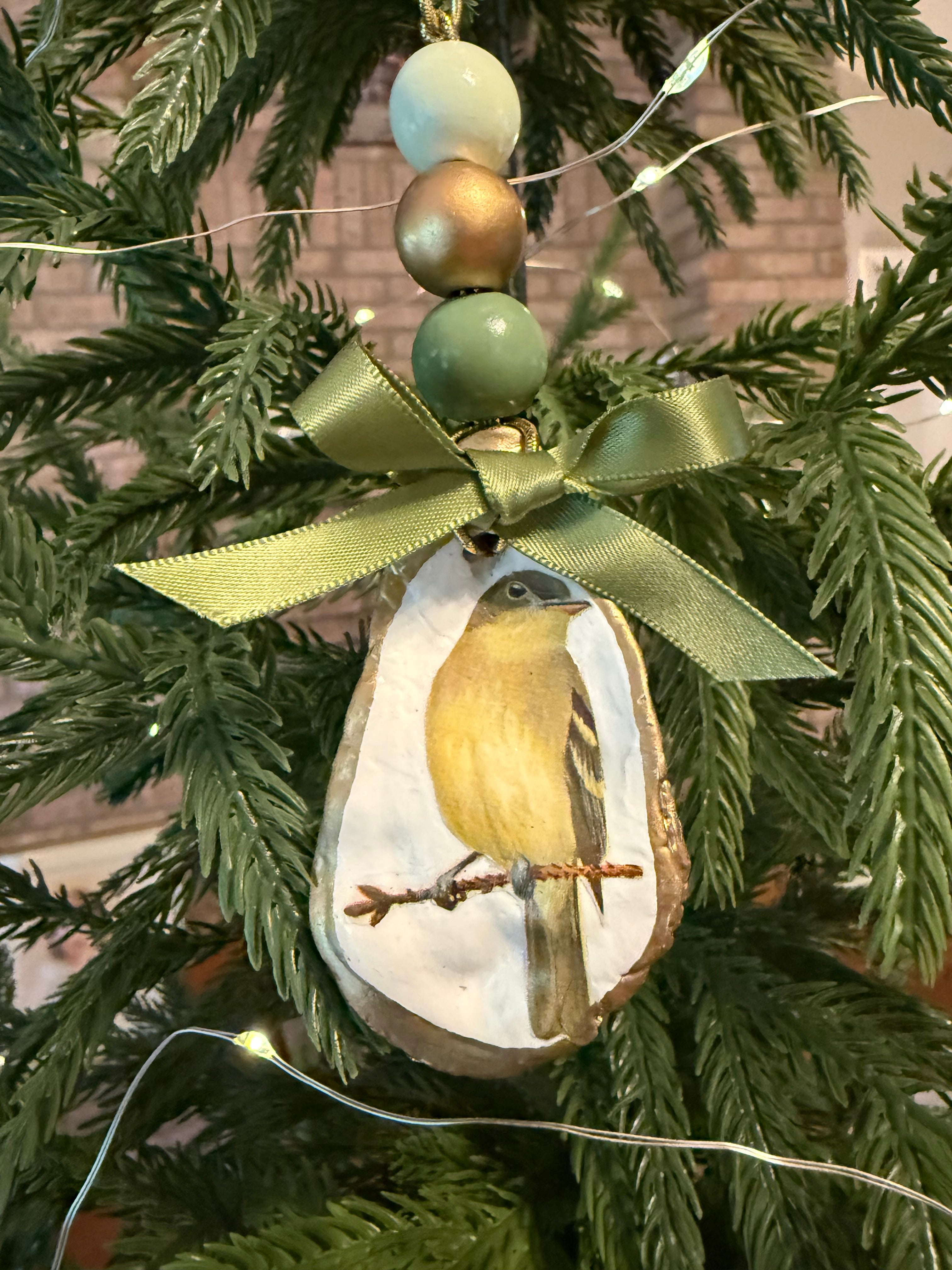Large Warbler Ornament 1