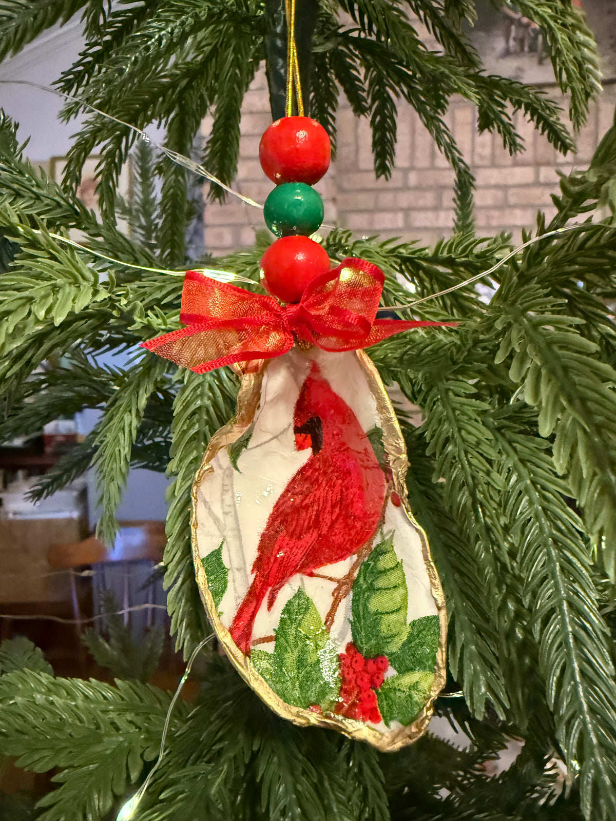 Large Cardinal Ornament 9