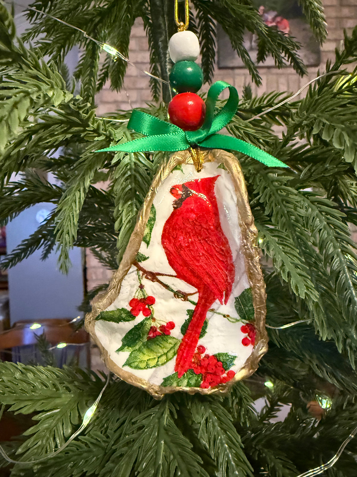 Large Cardinal Ornament 7