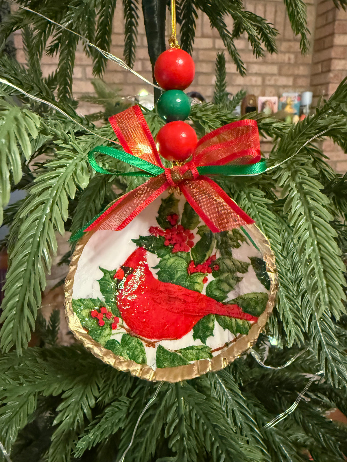 Large Cardinal Ornament 11