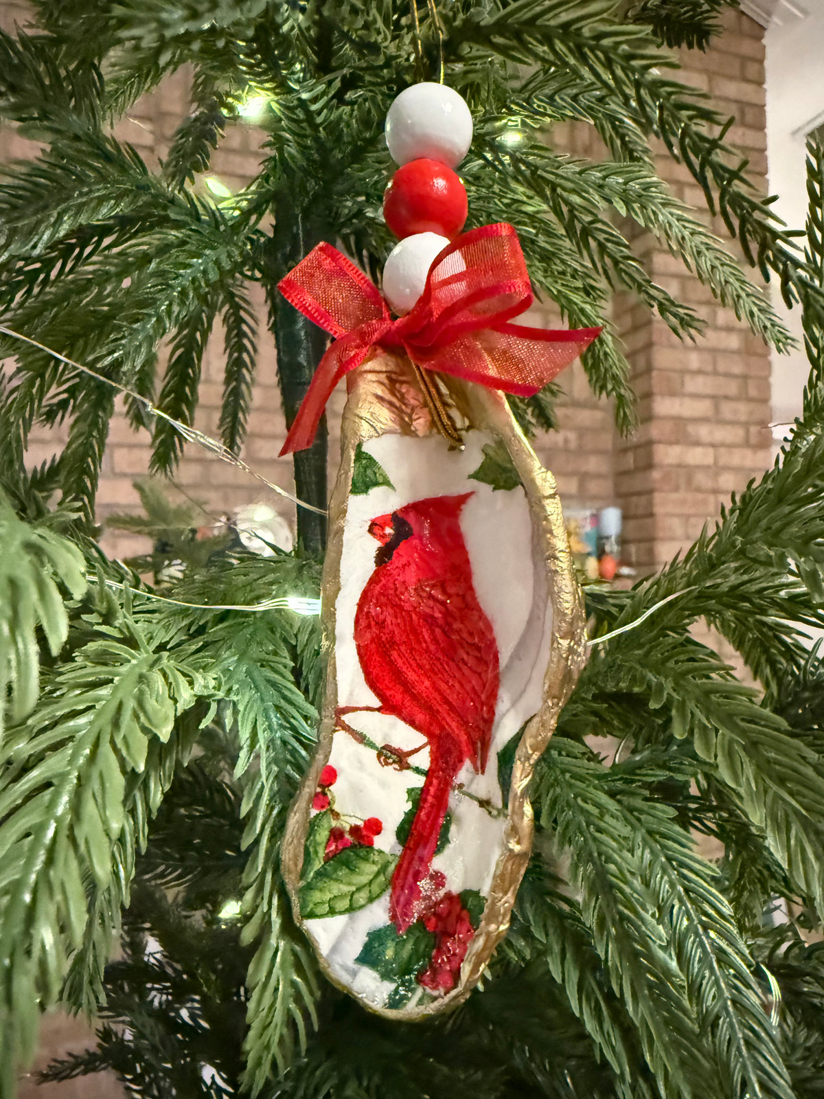 Large Cardinal Ornament 10