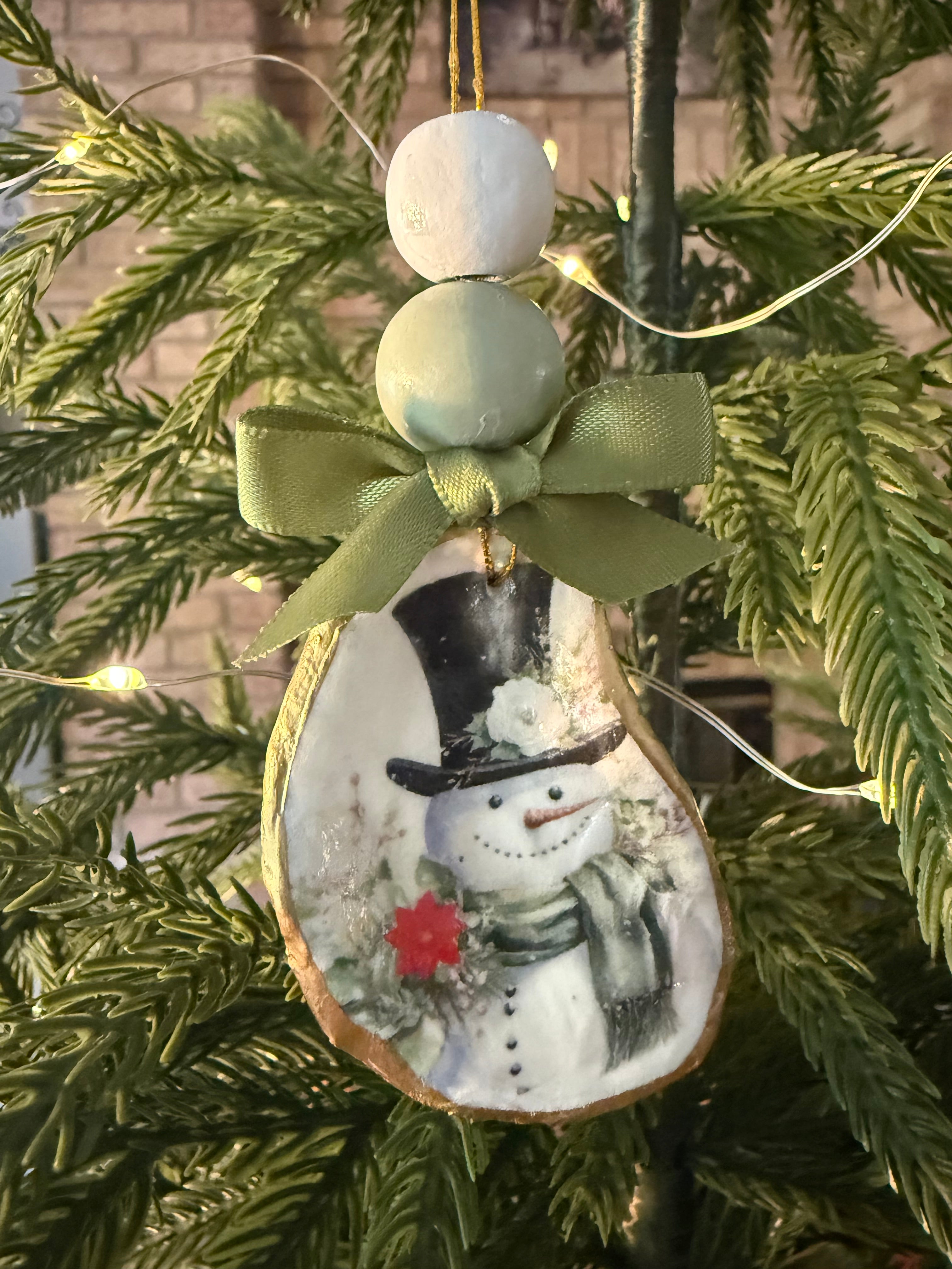 Large Snowman Ornament 4
